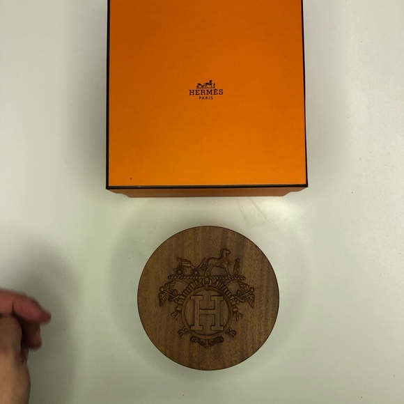 Hermes Ex-Libris Twilly Box, Mahogany Wood - Picture 2 of 5